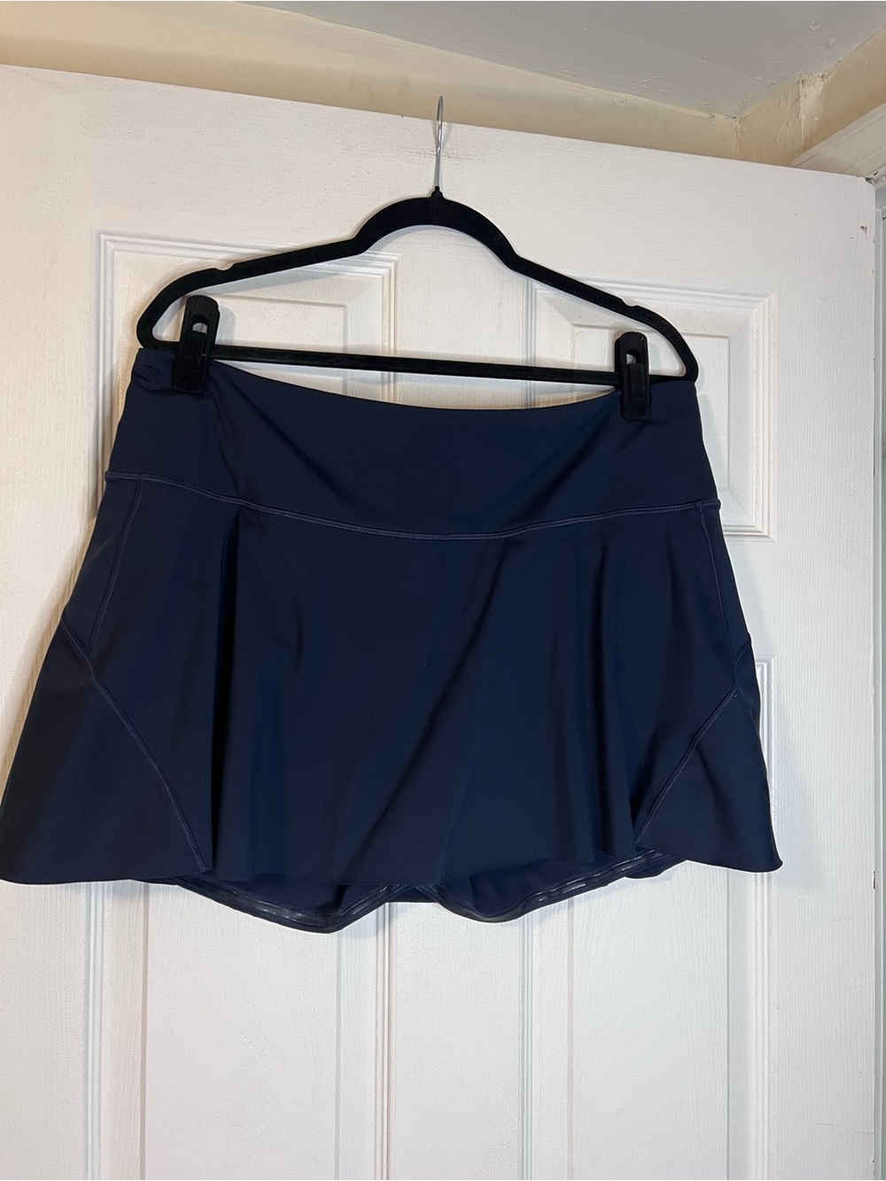 #698 Athleta Ace Tennis Skort 13.5” Navy Athletic Golf Pickleball Skirt XL